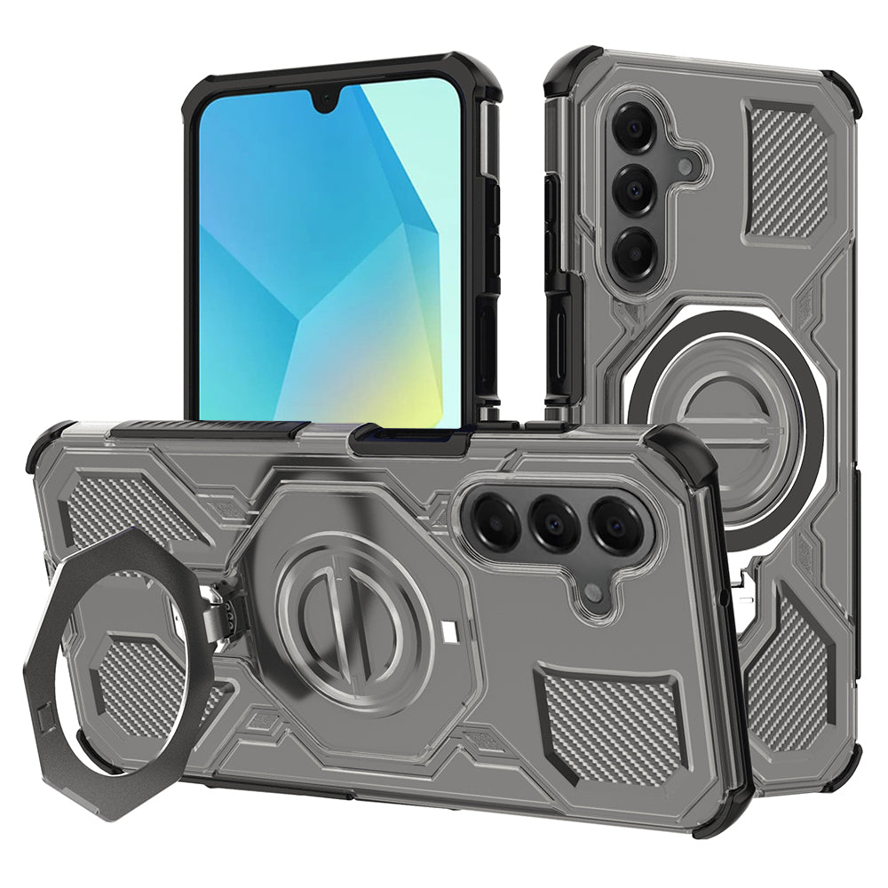 Ovitek za Samsung Galaxy A16 5G A166 / A16 4G A165, Techsuit, Carbon Shield Pro, Dimljena