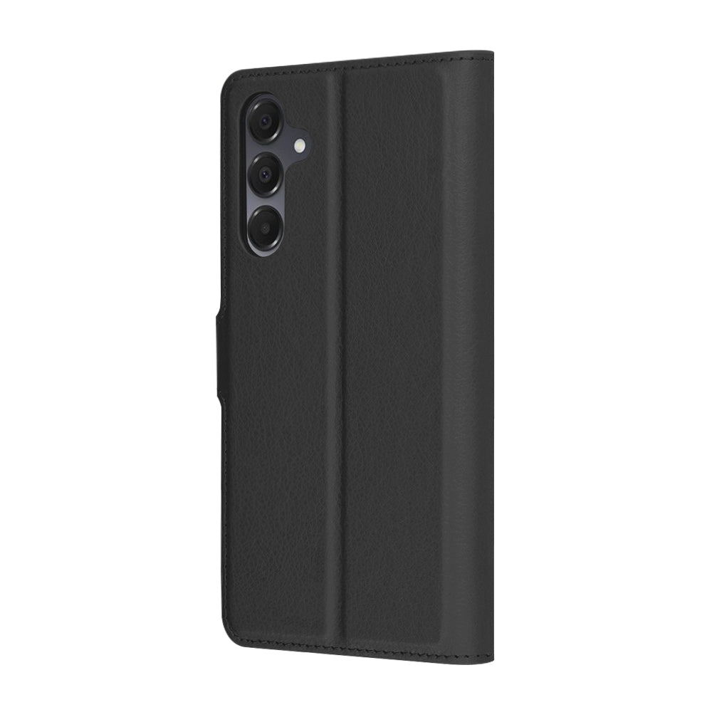 Ovitek za Samsung Galaxy A16 5G A166 / A16 4G A165, Techsuit, usnjen folio, črn