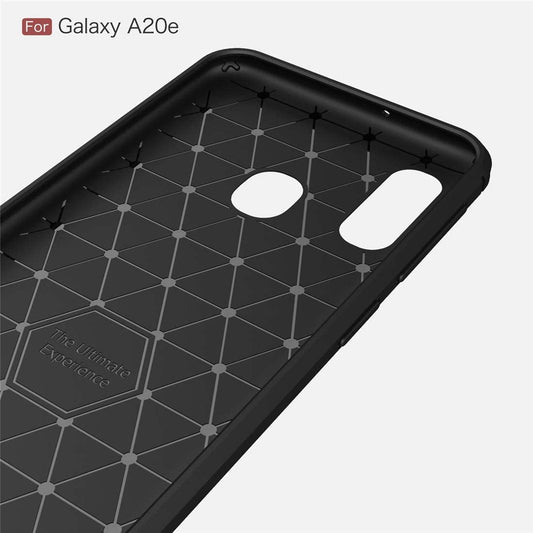Ovitek za Samsung Galaxy A20e A202, Techsuit, Karbon, Črn