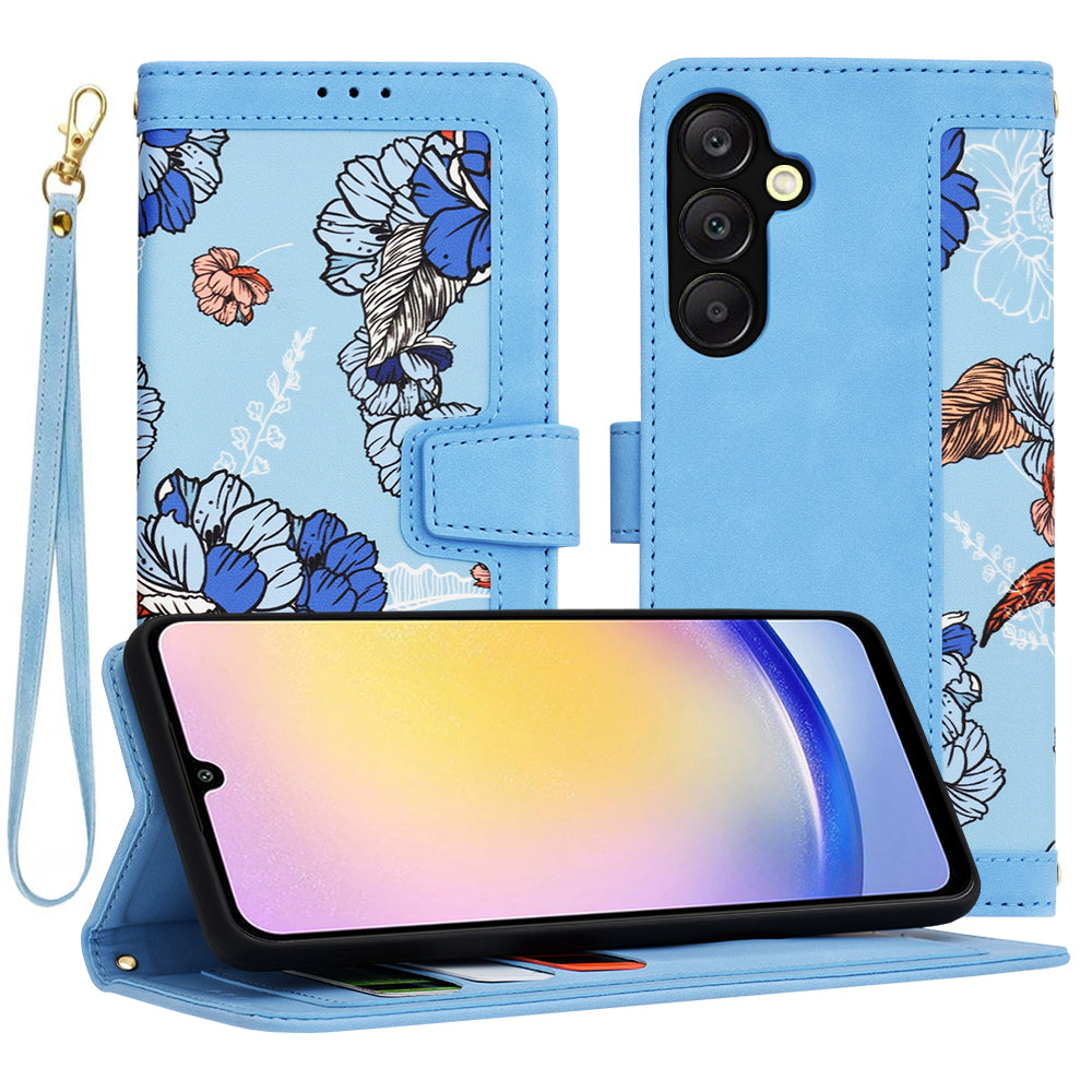 Ovitek za Samsung Galaxy A25 A256, Techsuit, FlipCraft, modra