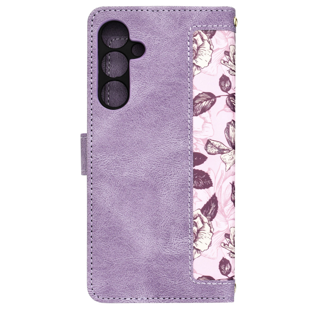 Ovitek za Samsung Galaxy A25 A256, Techsuit, FlipCraft, Vijoličen