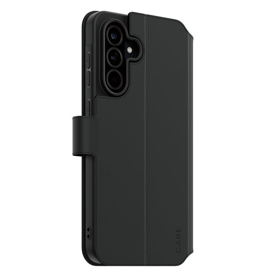 Ovitek za Samsung Galaxy A26 A266, PanzerGlass, Care Feature Kickstand Wallet, črn