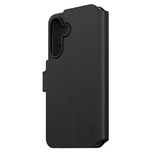 Ovitek za Samsung Galaxy A26 A266, PanzerGlass, Care Feature Kickstand Wallet, črn