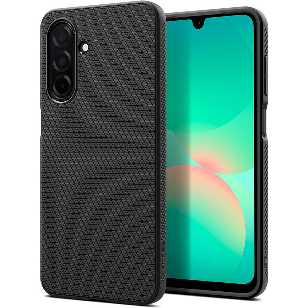 Ovitek za Samsung Galaxy A26 A266, Spigen, Liquid Air, Mat Črn ACS09290