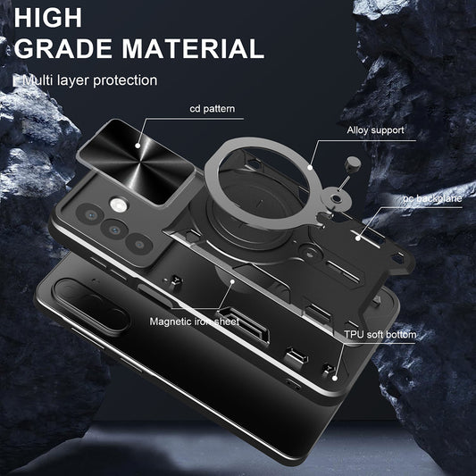 Ovitek za Samsung Galaxy A26 A266, Techsuit, CamGuard Pro, Vijoličen