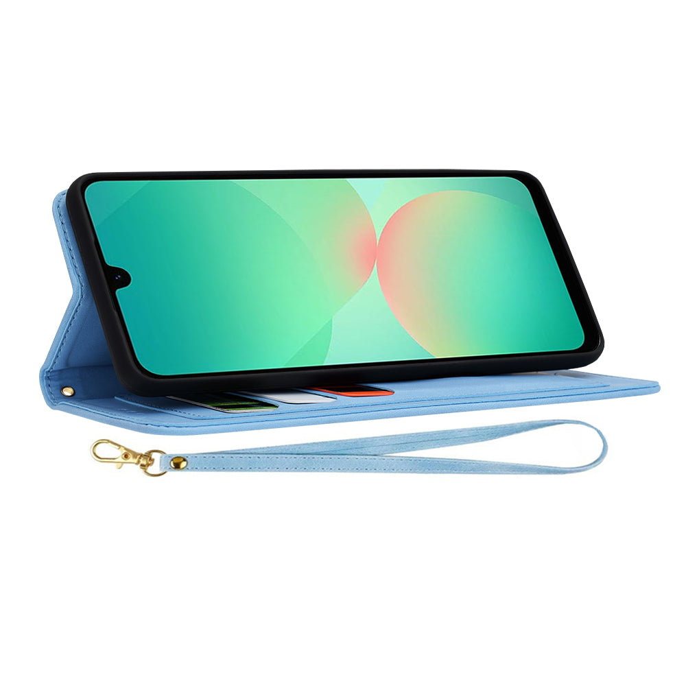Ovitek za Samsung Galaxy A26 A266, Techsuit, FlipCraft, Modra