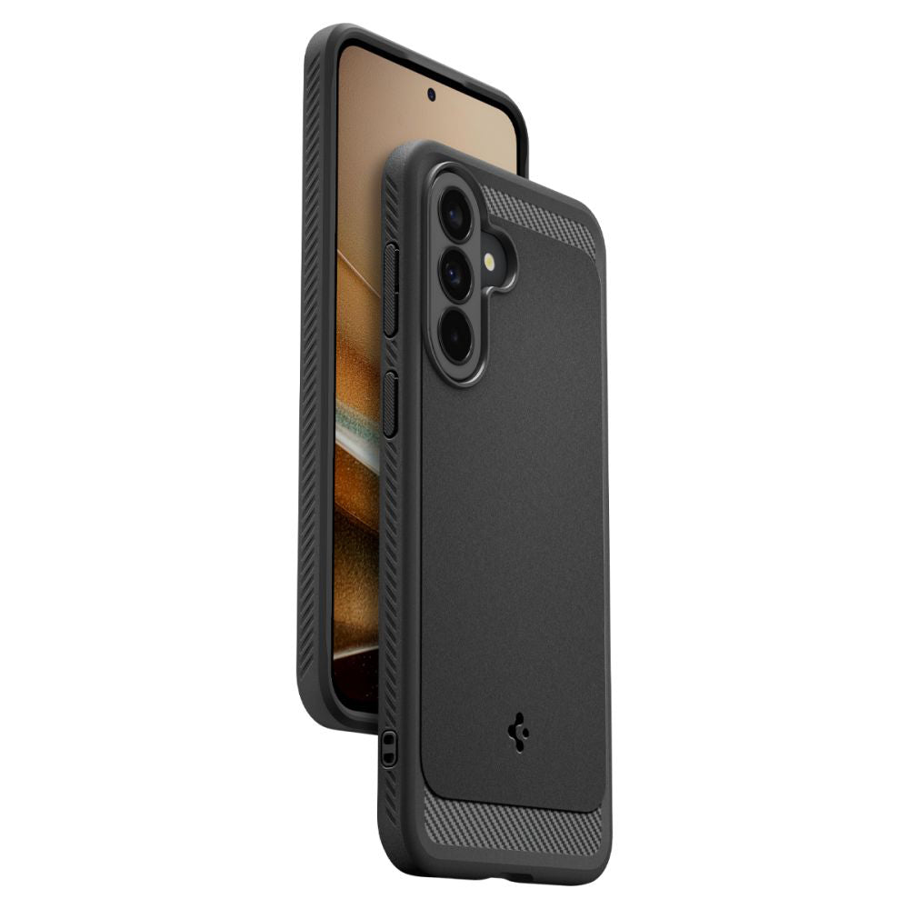Ovitek za Samsung Galaxy A27 5G, Spigen, Rugged Armor, Črn ACS11312