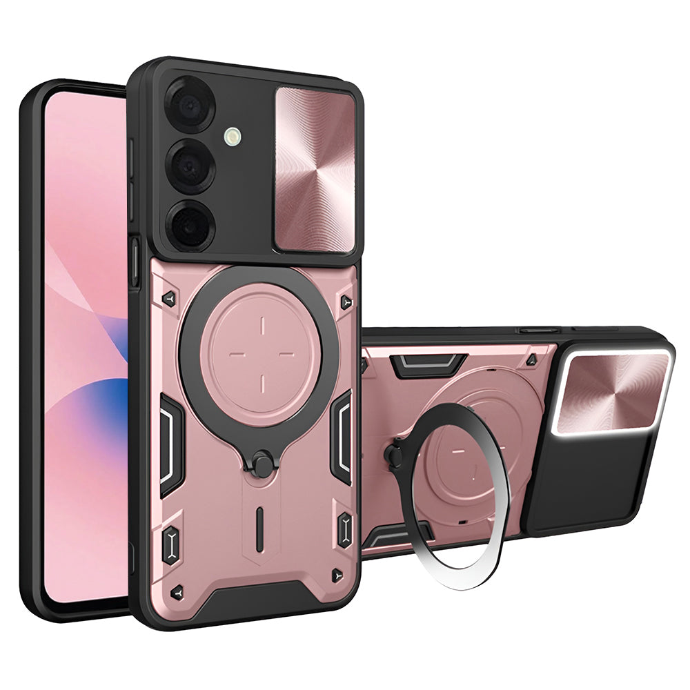 Ovitek za Samsung Galaxy A27 5G, Techsuit, CamGuard Pro, rožnato zlata