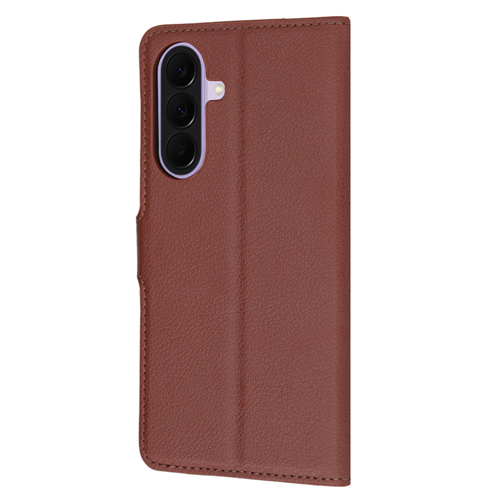 Ovitek za Samsung Galaxy A27 5G, Techsuit, usnjeni folio, rjav