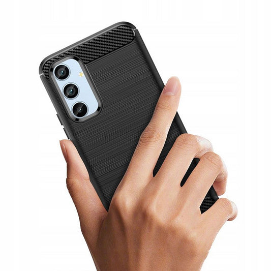 Ovitek za Samsung Galaxy A34 A346, Techsuit, Karbon, Črn