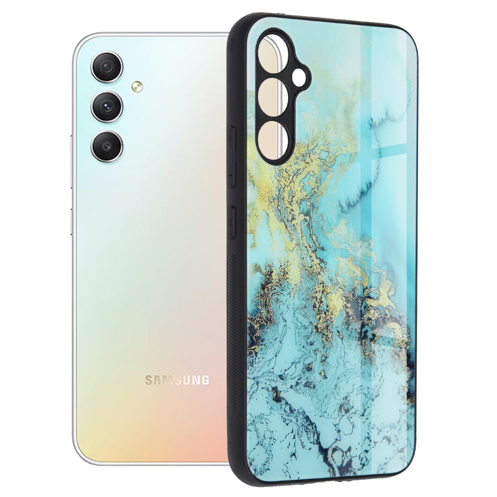 Ovitek za Samsung Galaxy A34 A346, Techsuit, Glaze, Bleu