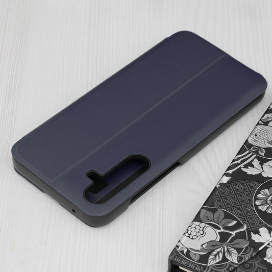 Ovitek za Samsung Galaxy A35 5G A356, Techsuit, eFold, Temno modra