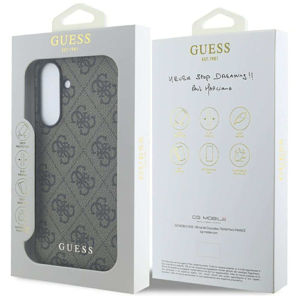 Ovitek za Samsung Galaxy A36 A366, Guess, 4G Classic, Črn