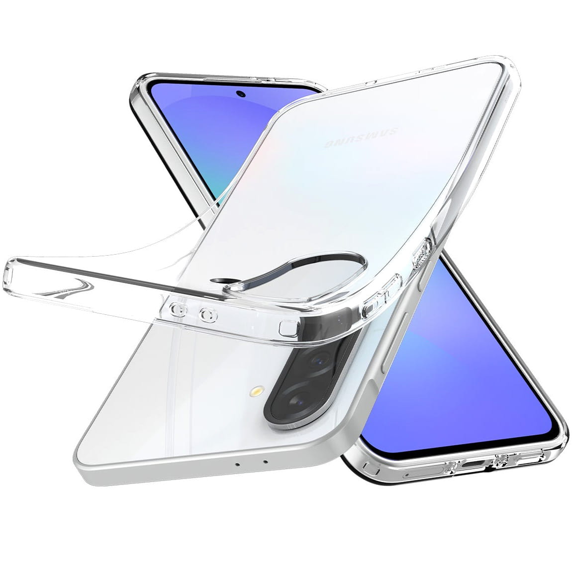 Ovitek za Samsung Galaxy A36 A366, Spigen, Liquid Crystal, Prozoren ACS09167