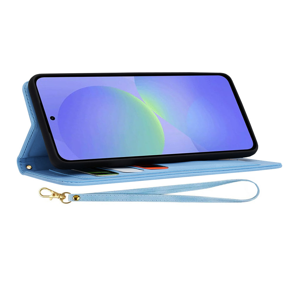 Ovitek za Samsung Galaxy A36 A366, Techsuit, FlipCraft, modra