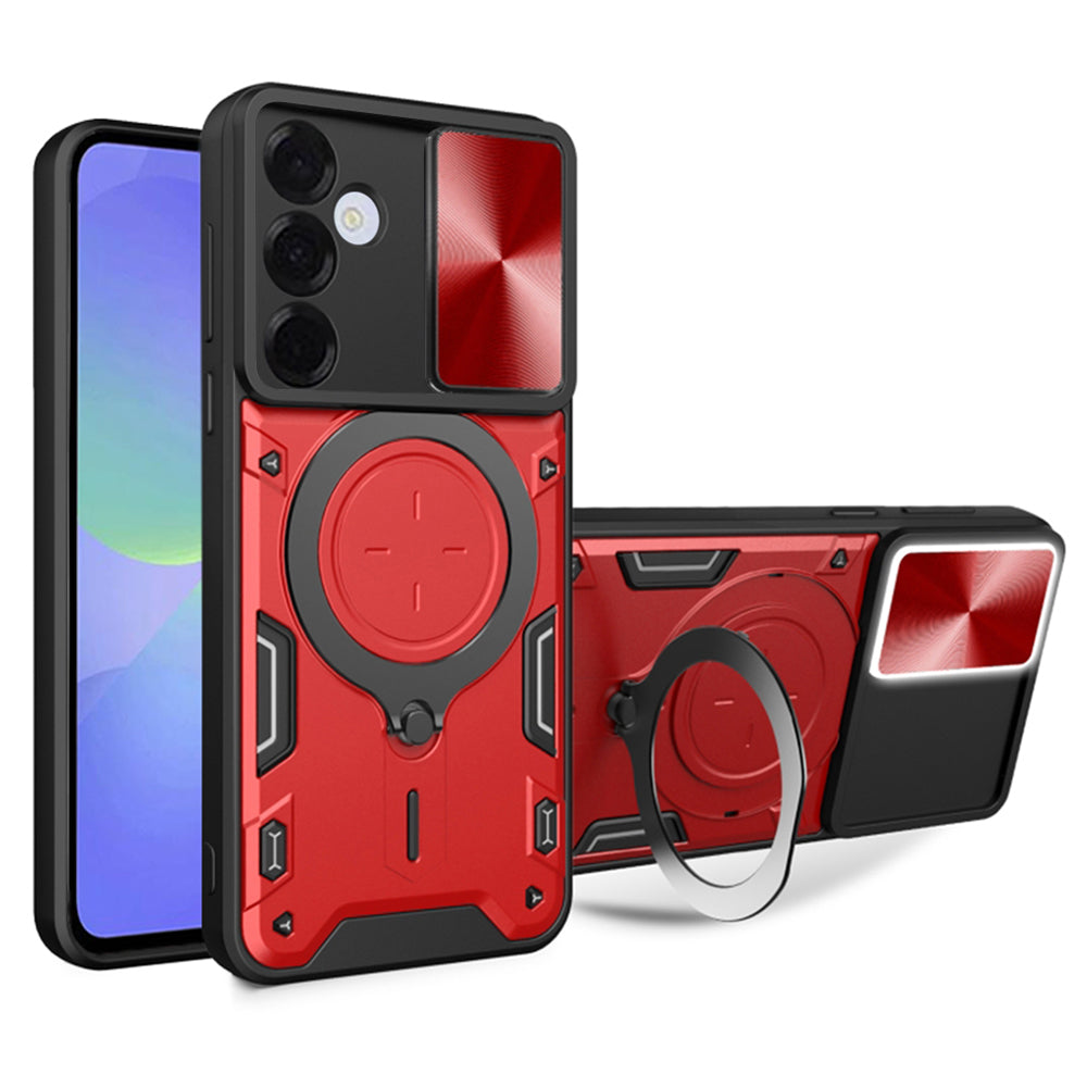 Ovitek za Samsung Galaxy A37 5G, Techsuit, CamGuard Pro, Rdeča