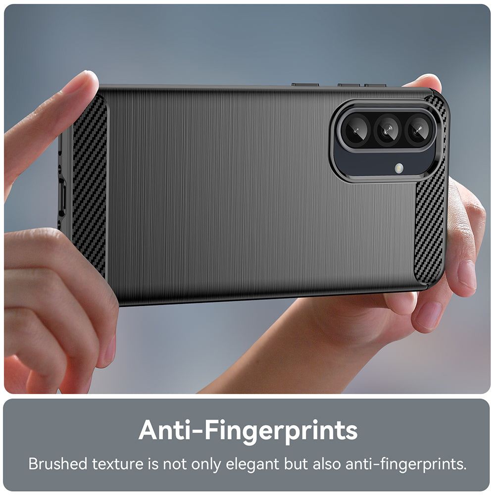 Ovitek za Samsung Galaxy A37 5G, Techsuit, Carbon, Črn