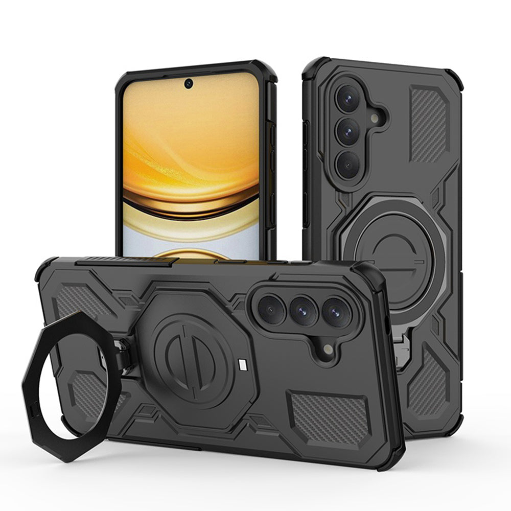 Case for Samsung Galaxy A37 5G, Techsuit, Carbon Shield Pro, Black