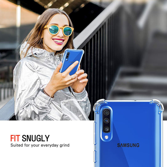 Ovitek za Samsung Galaxy A50s A507 / A30s A307 / A50 A505, Techsuit, odporen na udarce, prozoren