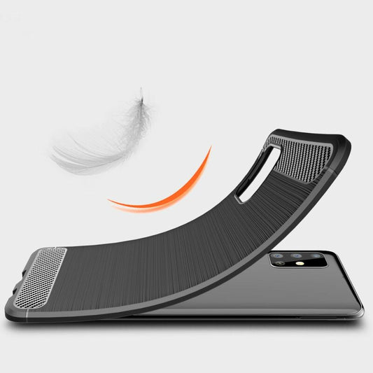 Ovitek za Samsung Galaxy A51 A515, Techsuit, Karbon, Črn