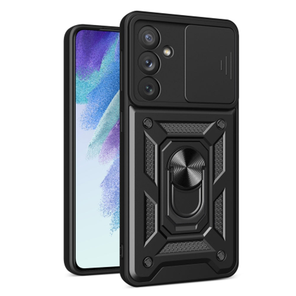 Ovitek za Samsung Galaxy A54 A546, Techsuit, CamShield, Črn