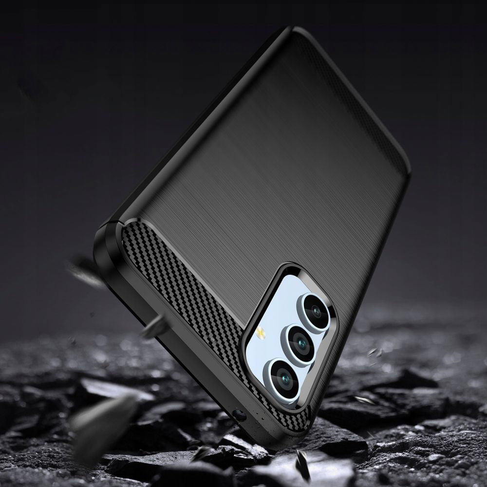 Ovitek za Samsung Galaxy A54 A546, Techsuit, Karbon, Črn