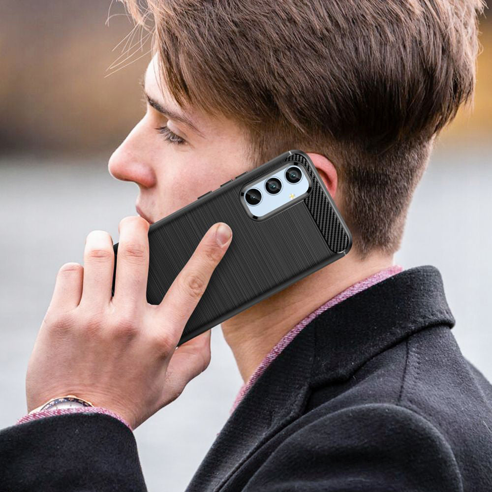 Ovitek za Samsung Galaxy A54 A546, Techsuit, Karbon, Črn