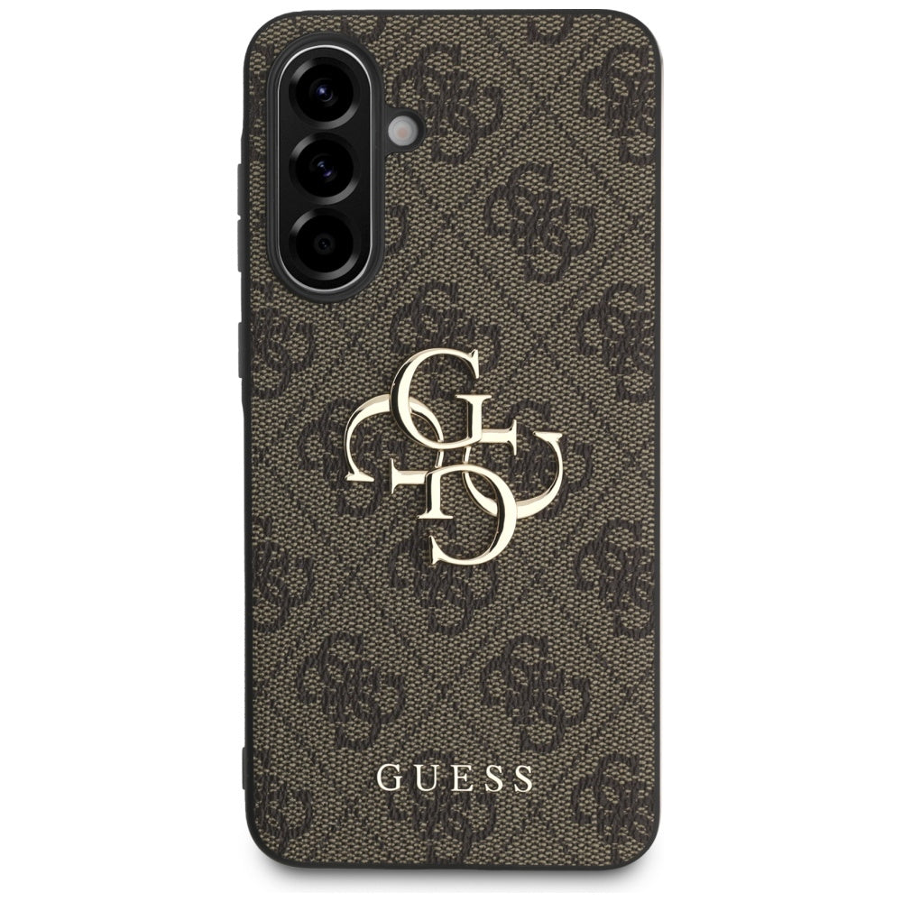 Ovitek za Samsung Galaxy A56 A566, Guess, 4G Big Logo, rjava
