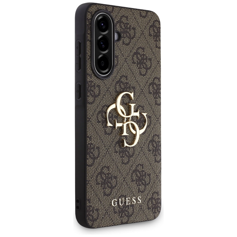 Ovitek za Samsung Galaxy A56 A566, Guess, 4G Big Logo, rjava