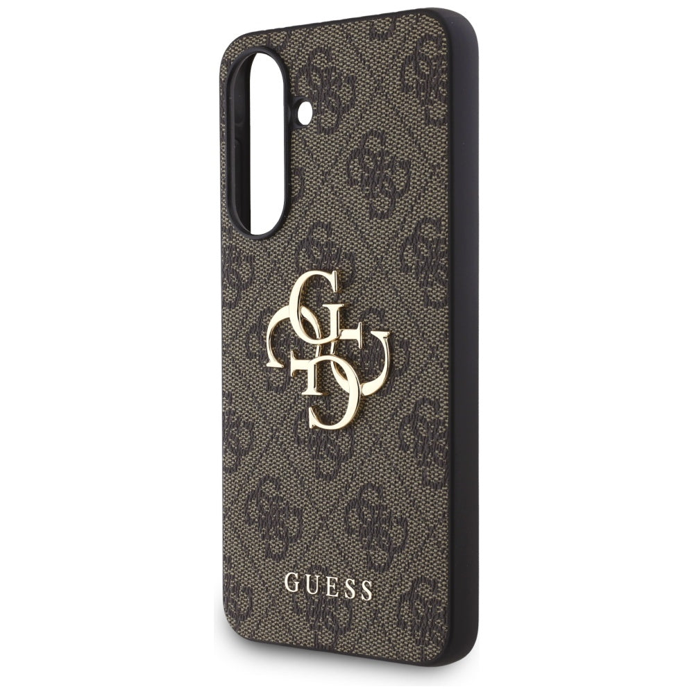 Ovitek za Samsung Galaxy A56 A566, Guess, 4G Big Logo, rjava