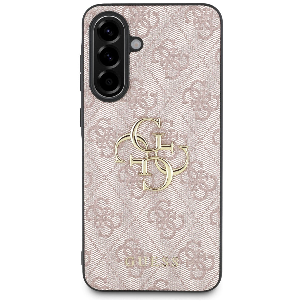 Case for Samsung Galaxy A56 A566, Guess, 4G Big Logo, Pink
