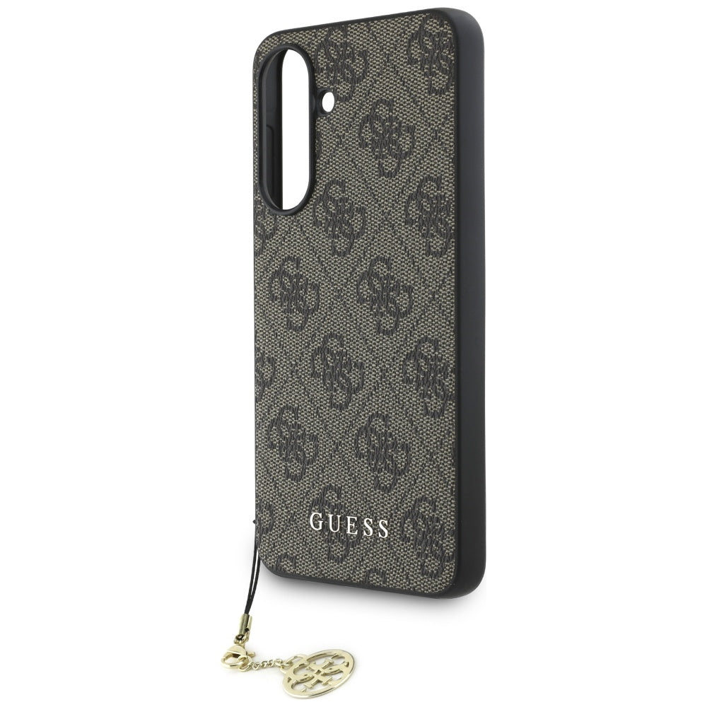 Ovitek za Samsung Galaxy A56 A566, Guess, 4G Charm, rjava