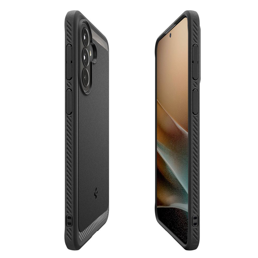Ovitek za Samsung Galaxy A57 5G, Spigen, Rugged Armor, črn ACS09794