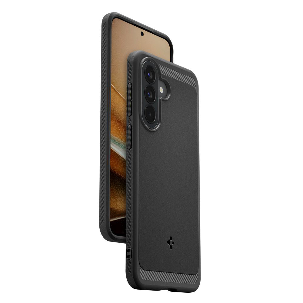 Ovitek za Samsung Galaxy A57 5G, Spigen, Rugged Armor, črn ACS09794