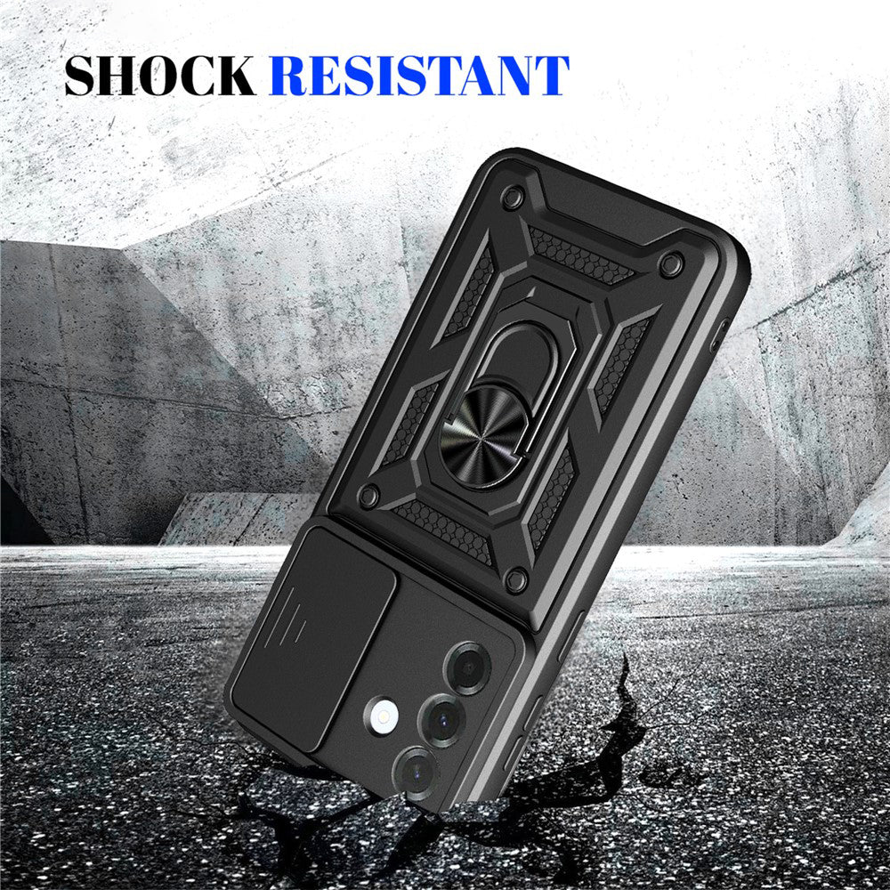 Ovitek za Samsung Galaxy A57 5G, Techsuit, CamShield, Črn