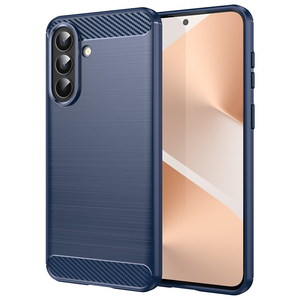 Case for Samsung Galaxy A57 5G, Techsuit, Carbon, Blue