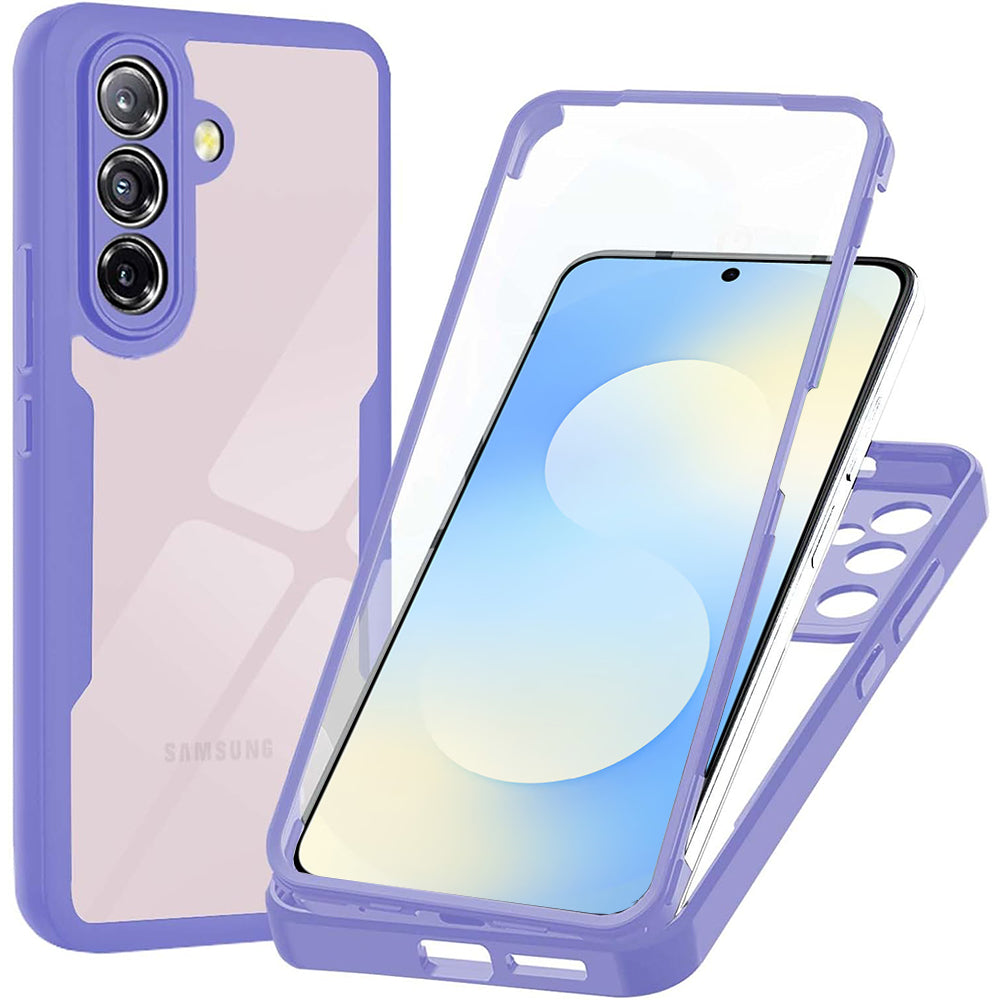 Ovitek za Samsung Galaxy A57 5G, Techsuit, ColorVerse 360, Vijolična