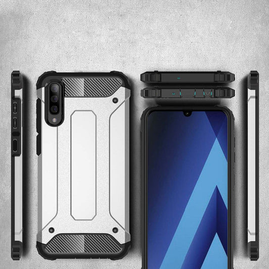 Ovitek za Samsung Galaxy A70s A707 / A70 A705, Techsuit, Hybrid Armor, Črn