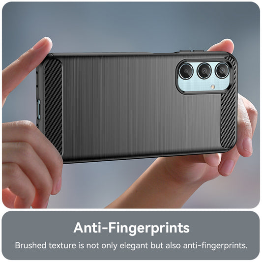 Ovitek za Samsung Galaxy M35, Techsuit, Karbon, Črn