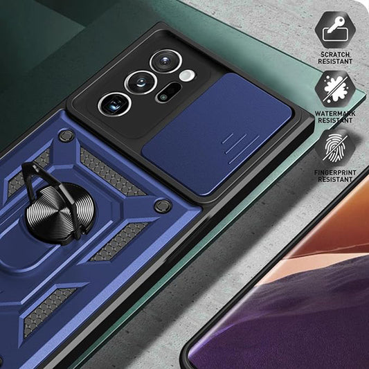 Ovitek za Samsung Galaxy Note 20 5G N981 / Note 20 N980, Techsuit, CamShield, Črn