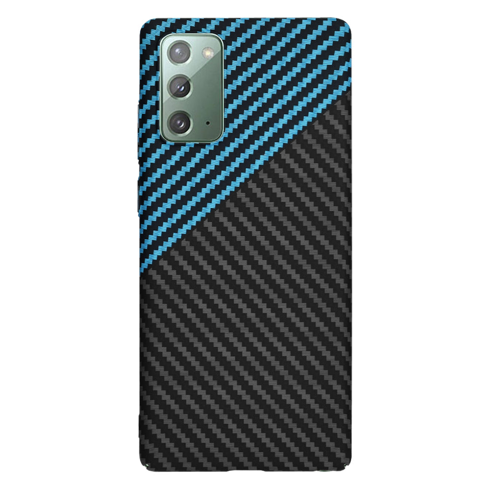 Ovitek za Samsung Galaxy Note 20 5G N981 / Note 20 N980, Techsuit, Carbonite FiberShell, Črno modra