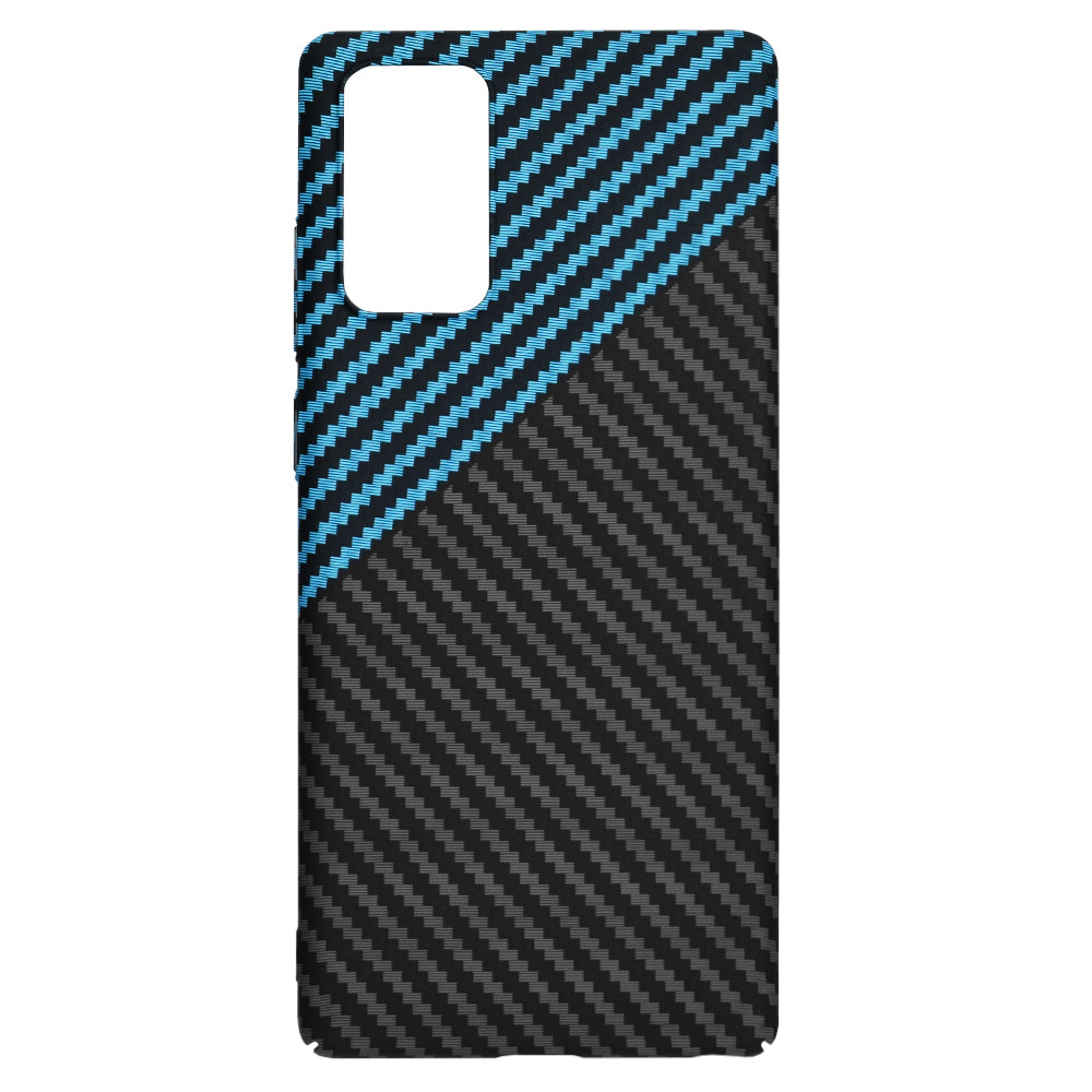 Ovitek za Samsung Galaxy Note 20 5G N981 / Note 20 N980, Techsuit, Carbonite FiberShell, Črno modra