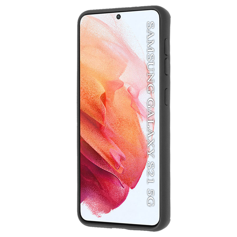 Ovitek za Samsung Galaxy S21 5G G991, Techsuit, Glinth, Črna