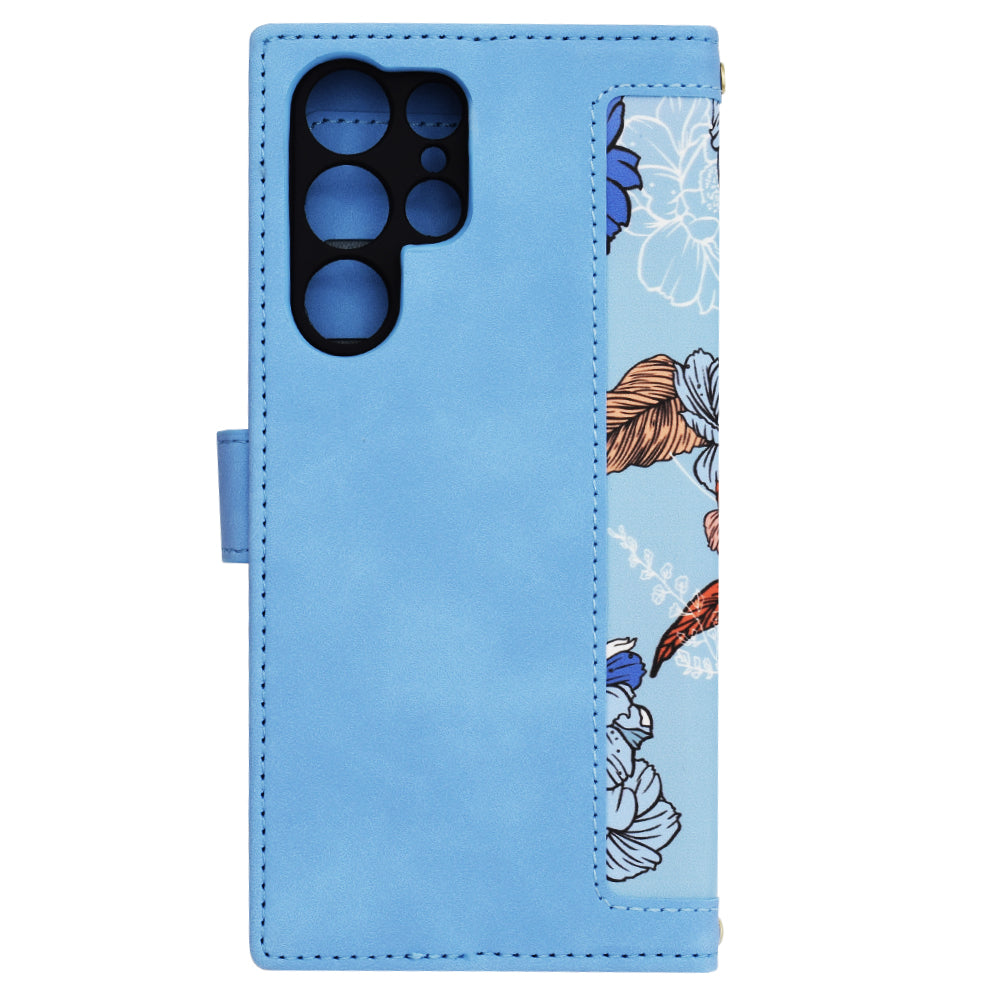 Ovitek za Samsung Galaxy S22 Ultra 5G S908, Techsuit, FlipCraft, modra