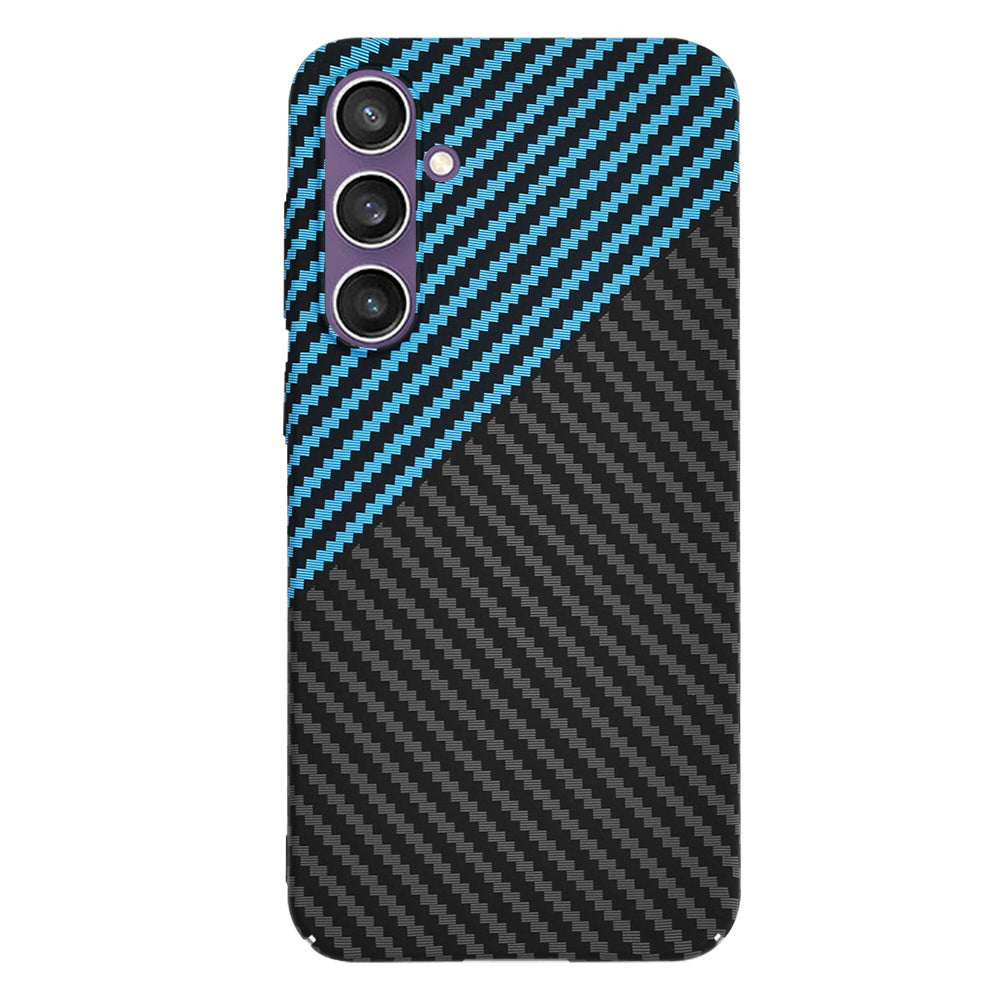 Ovitek za Samsung Galaxy S23 FE S711, Techsuit, Carbonite FiberShell, Črno modra