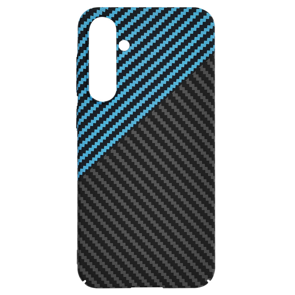Ovitek za Samsung Galaxy S23 FE S711, Techsuit, Carbonite FiberShell, Črno modra