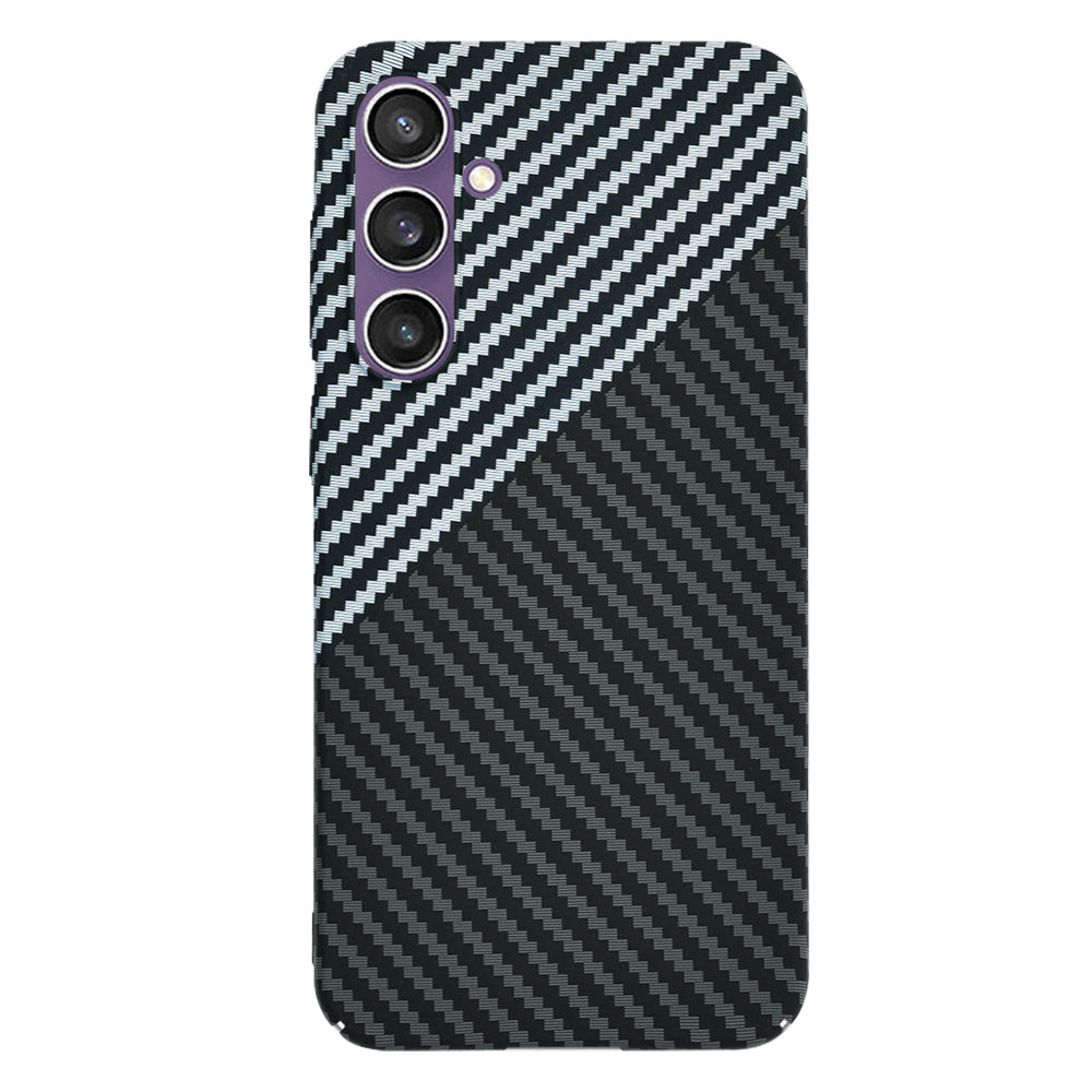 Ovitek za Samsung Galaxy S23 FE S711, Techsuit, Carbonite FiberShell, Črno Siva