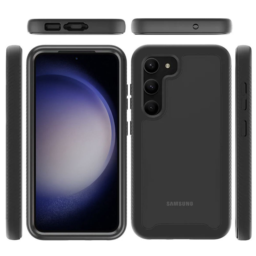 Ovitek za Samsung Galaxy S23 S911, Techsuit, Defense360 Pro, Črn