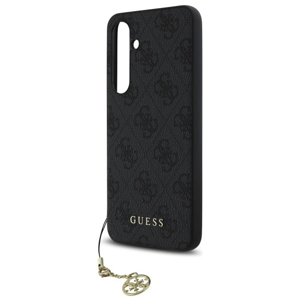 Ovitek za Samsung Galaxy S24 FE S721, Guess, 4G Charm, Siva