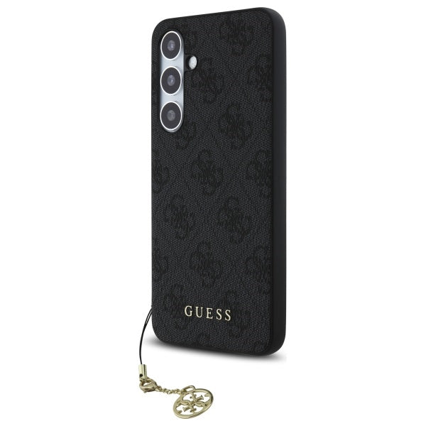 Ovitek za Samsung Galaxy S24 FE S721, Guess, 4G Charm, Siva